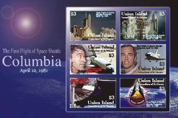 SW391 - Union Island  2006 - Space Travel  - MNH Minisheet - North  America