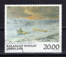 GROENLAND Greenland 1999 Peter Rosing Traineau à Chiens  Yv 317 Obl - Used Stamps