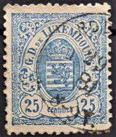 LUXEMBOURG 1875 - Canceled - Sc# 36 - 25c - 1859-1880 Coat Of Arms