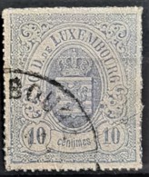 LUXEMBOURG 1859 - Canceled - Sc# 7 - 10c - 1859-1880 Stemmi