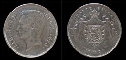 Belgium Albert I 20 Frank (4belga) 1931FR-pos A - 20 Francs & 4 Belgas