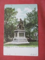 Burn's Monument In Washington Park - New York > Albany   Ref 4141 - Albany