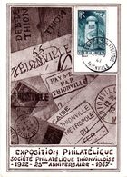 " VOIE DE LA LIBERTE " Sur Carte Maximum De 1947 . Oblitération Thionville. N° YT 788. CM - 1940-1949