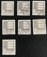 Danmark - D1/8 - 1969 - (°)used - Rijkswapen - Collections
