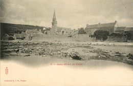 St Michel En Grève * Village * Cpa Dos 1900 - Saint-Michel-en-Grève