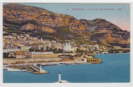 Monaco 1939 Farbige Karte Nach Mannheim Mit Bunter Frankatur - Storia Postale