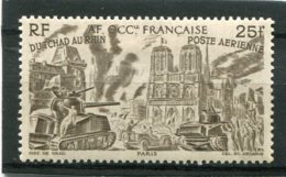 AFRIQUE OCCIDENTALE FRANCAISE  N°  9 *  PA  (Y&T)  (Charnière) - Unused Stamps