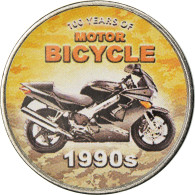 Monnaie, Somaliland, 1/2 Shilling, 2019, Motos - 100 Ans - 1990, SPL, Stainless - Somalië