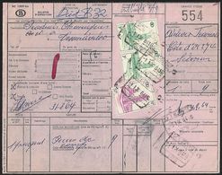 1954 - BELGIË/BELGIQUE/BELGIEN - Document - Michel 302+315 - Y&T 338+349 + SCLESSIN & DIEST - Documenten & Fragmenten