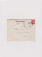 LETTRE MARINE NATIONALE SERVICE A LA MER TOULON ENTREE Pour ROSENDAEL (NORD) 1960 - Bateaux