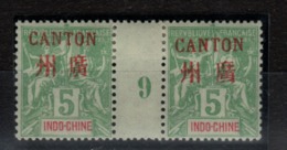 Indochine - Surchargé- Canton_ Millesimes- (1899) N°5 - Ungebraucht