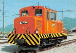 Gruyère-Fribourg-Morat - GFM - G.F.M - Ligne De Chemin De Fer Train - Tracteur De Manoeuvres Tm 2/2 16 - Fribourg