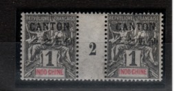 Indochine - Surchagé - Canton_ Millesimes- (1902) N°17 - Unused Stamps