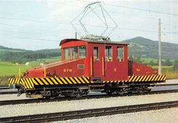 Gruyère-Fribourg-Morat - GFM - G.F.M - Ligne De Chemin De Fer Train - Tracteur De Manoeuvres Te 4/4 13 - Fribourg
