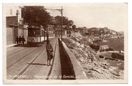 Marseille - Promende De La Corniche - Le Tramway- Beau Plan - RARE -  1928 - LL - 171 - CPA° - Unclassified