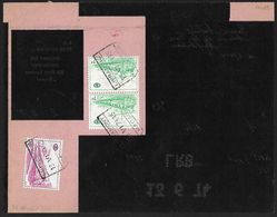 1968 - BELGIË/BELGIQUE/BELGIEN - Document - Michel 331x+343x - Y&T 384+396 + LIBRAMONT & EKEREN - Dokumente & Fragmente