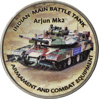 Monnaie, Zimbabwe, Shilling, 2019, Tanks - Arjun Mk2, SPL, Nickel Plated Steel - Simbabwe