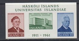 Iceland 1961 University M/s ** Mnh (48030B) - Markenheftchen