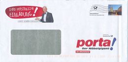 BRD / Bund Frechen Dialogpost FRW 2020 Köln Dom Eisenbahn Brücke Zustellung Durch Deutsche Post Porta Möbel Guido Cantz - Lettres & Documents