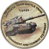 Monnaie, Zimbabwe, Shilling, 2019, Tanks - Type 90, SPL, Nickel Plated Steel - Zimbabwe