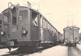 BVA - Châtel-St-Denis - Gruyère-Fribourg-Morat - GFM - G.F.M - Ligne De Chemin De Fer Train - BCe 4/4 417 Et CFZe 13 - Fribourg