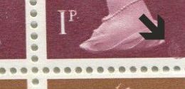 1p FLAW LARGE RETOUCH In Corner: - MNH - Errors, Freaks & Oddities (EFOs