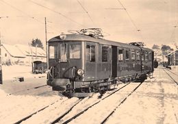 BVA - Châtel-St-Denis  -Gruyère - Fribourg - Morat - GFM - G.F.M-Ligne De Chemin De Fer Train - Déraillée ABe 4/4 121 - Fribourg