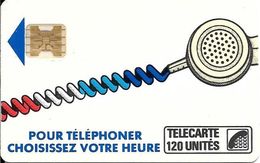 CARTE-PUBLIC-Ko59-540-120U-SC4On-S/E-SERIGRAPHIE-Puce7-5Imp-CORDON BLANC-Série-N°10072-1/2 Hors Cadre-Haut-Utilisé-TBE - Telefonschnur (Cordon)