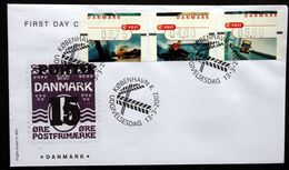 Denmark  2002    ATM Franking Labels  Minr.17-19   FDC ( Lot 6538 )FOGHS COVER - Timbres De Distributeurs [ATM]