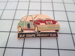 616b Pin's Pins / Beau Et Rare / THEME : SPORTS / AUTOMOBILE ELF COUPE RENAULT CLIO Par EBC - Automobile - F1