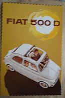 FIAT   500           PUBLICITE  DE  LA  MARQUE - PKW