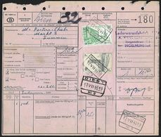1954 - BELGIË/BELGIQUE/BELGIEN - Document - Michel 301+318 [EPM] - Y&T 337+350 [CP] + INGELMUNSTER & DIEST - Documenten & Fragmenten