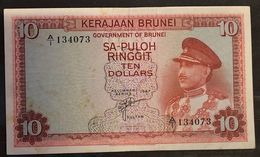 Brunei 10 Ringgit  1967 P#3 Moschea LOTTO 1680 - Brunei