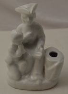 Encrier En Porcelaine En Bon état - Inkwells