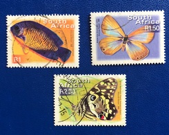 PESCI E FARFALLE / FISHES & BUTTERFLIES - ANNO/YEAR 2000 - Used Stamps