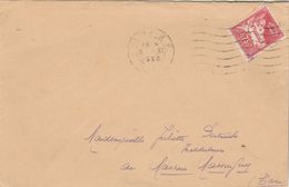 Algérie Lettre ALGER 5/11/1928 Pour MASSNAU MASSUGUIES Tarn Verso Beau Cachet Pontillé - Brieven En Documenten