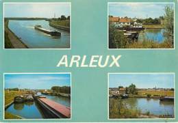 ARLEUX - Quatre Vues Sur Fond Vert  - édition La Cigogne - Arleux