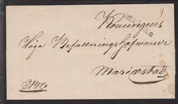 LIDKÖPING  On Cover To Kungl. Majst. Befallnings... Mariestad. Military Post. Seal SI... () - JF111005 - ... - 1855 Prephilately