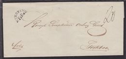 NYKÖPING FrBr  On Cover To Kongl. Seraphimer Ordens Gillet, Stockholm. Seal SÖDERMANL... () - JF111017 - ... - 1855 Prephilately