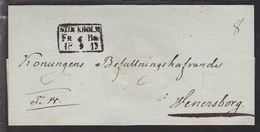 1847. SVERIGE. STOCKHOLM  FR BR 6 9 1849. To Wenersborg. () - JF111050 - Prefilatelia