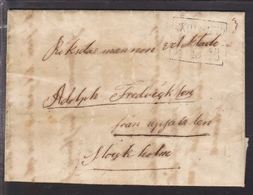 1848. SVERIGE. EKOLSUND 4 10 848. To Stockholm. Full Contents. Seal. () - JF111056 - ... - 1855 Prefilatelia