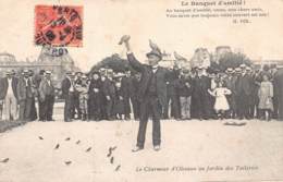 75 - PARIS - PETITS METIERS - 10378 - Le Charmeur D'oiseaux Au Jardin Des Tuileries - H.POL - Le Banquet D'amitié - Artigianato Di Parigi