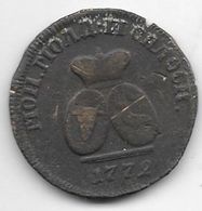 *moldavia &wallachia 3 Dengi 1772  C2.1  F+ - Moldova