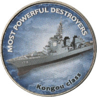 Monnaie, Zimbabwe, Shilling, 2018, Warship -  Destroyer Kongou, SPL, Nickel - Zimbabwe