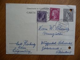 (3) CARTE LUXEMBOURG 1949 SEE SCAN - Commemoration Cards