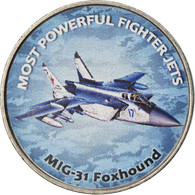 Monnaie, Zimbabwe, Shilling, 2019, Fighter Jet - Foxhound, SPL, Nickel Plated - Simbabwe