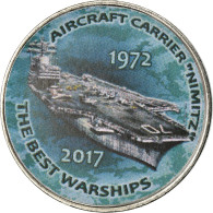 Monnaie, Zimbabwe, Shilling, 2017, Warship -  Aircraft Carrier Nimitz, SPL - Simbabwe