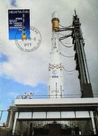 Ariane Espace Agence Spatiale ESA (Lanceur à Kourou Guyane) - Carte Maximum Card (Genève) 1979 - Südamerika