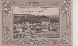 DIEKIRCH - VUE PRISE DE LA HARDT - CARTE AVEC 10 VUES INTERIEURES - Diekirch