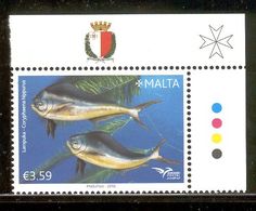 MALTA 2016 EuroMed Postal, Fish Of The Mediterranean; Scott No(s). 1568 MNH - Malta